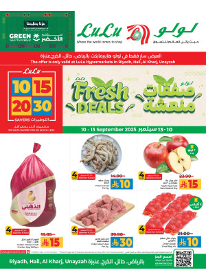 Fresh Deals - Riyadh, Hail, Al Kharj & Unayzah