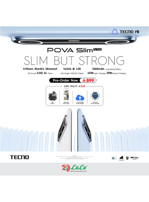 عرض حصري -  Tecno Pova Slim