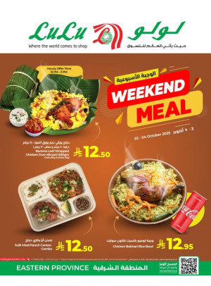 Weekend Meal Offers - Eastern Province
