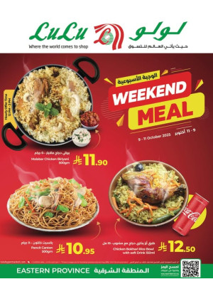 Weekend Meal Offers - Eastern Province