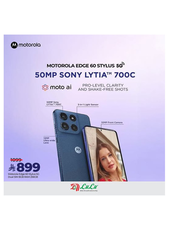 Special Offer - Motorola Edge 60 Smart Phone