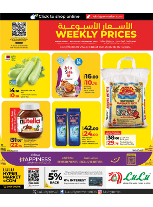 Weekly Prices