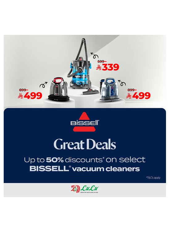 Great Deals on Bissell Vacuum Cleaners