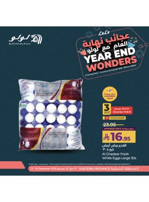 عروض عجائب نهاية العام، العدد الثاني - المنطقة الشرقية