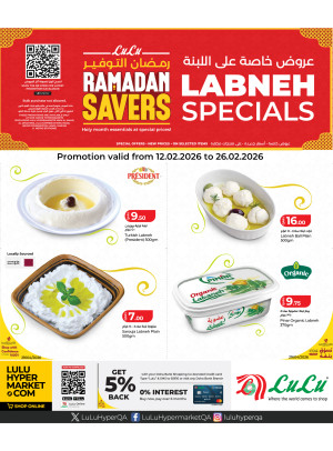 Labneh Specials Offers for Ramadan