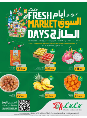 Fresh Market Days Deals - Central Region