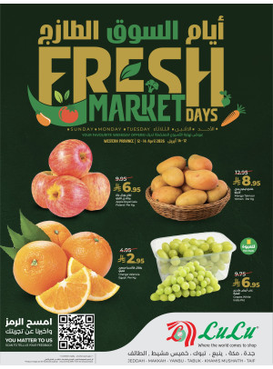Fresh Market Days Deals - Western Region