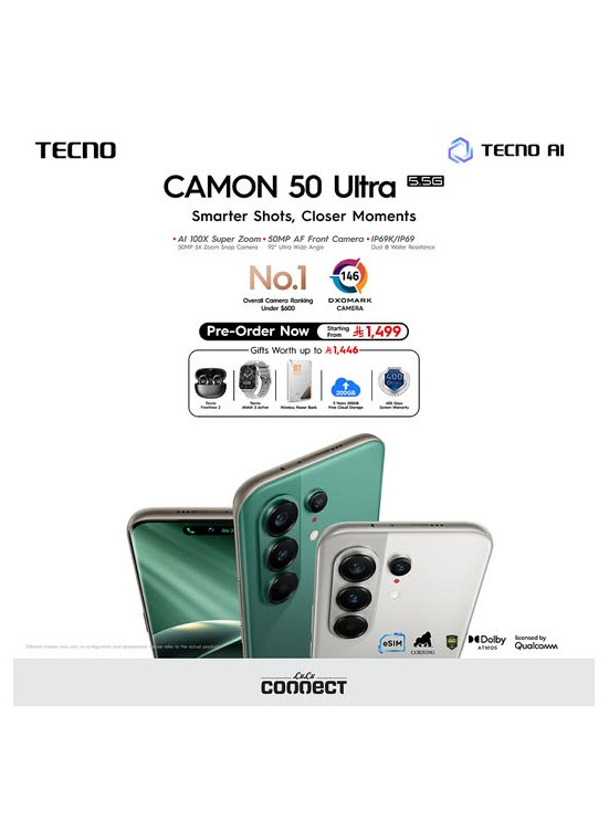 Available Now - Tecno Camon 50 Ultra Smart Phones