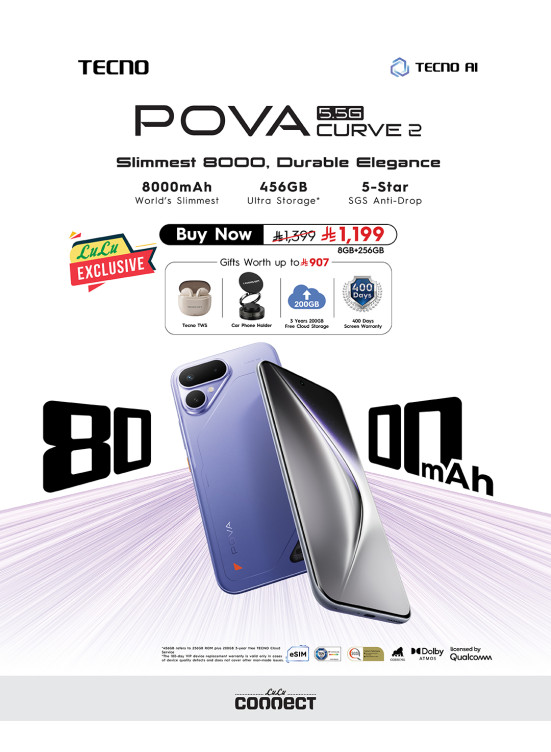 اشتر الآن - هاتف Tecno Pova 5G Curve 2 الذكي