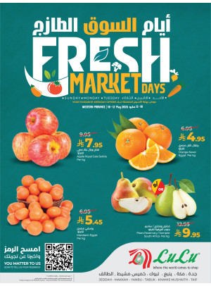 Fresh Market Days Deals - Western Region