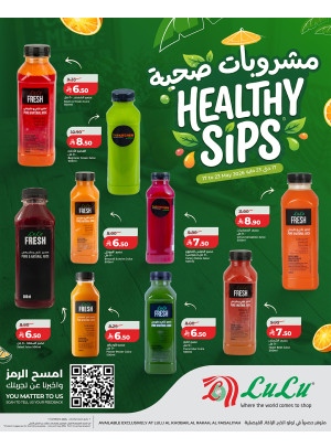 Healthy Sips Offers - Eastern Province