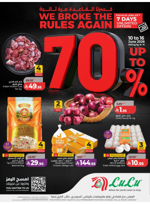 Discounts Up to 70% - Central Region
