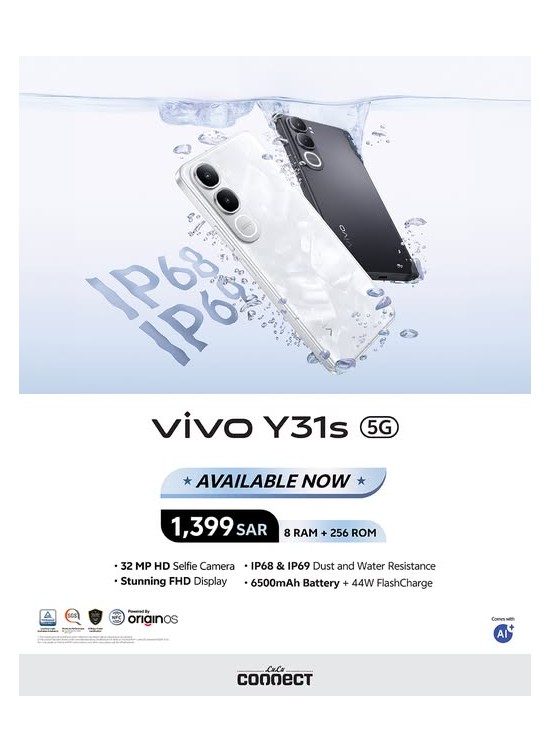 Available Now - Vivo Y31s Smart Phone