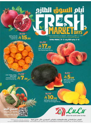 Fresh Market Days Deals - Central Region