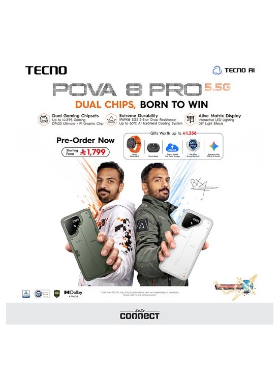 Pre-Order Now - TECNO POVA 8 Pro 5G Smart Phone