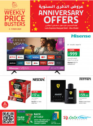 Anniversary Offers - Lulu Express Mazyad Mall, Abu Dhabi