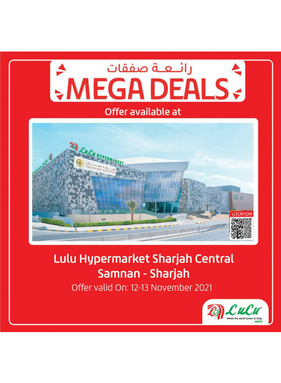 Mega Deals Lulu Hypermarket Samnan, Sharjah from Lulu until 13th