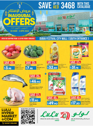 Inaugural Offers - Dubai Festival City Mall, Dubai