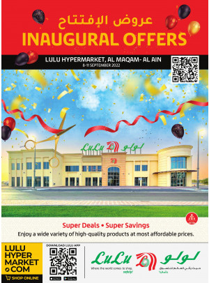 Inaugural Offers - Al Maqam, Al Ain