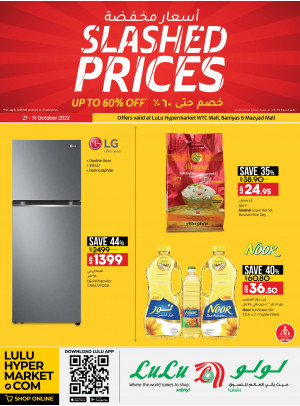 Slashed Prices