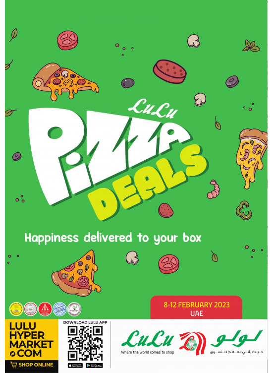 Pizza Deals from Lulu until 12th February Lulu UAE Offers & Promotions