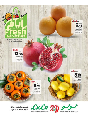 Fresh Market Days - Riyadh, Kharj & Hail