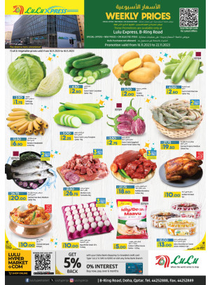 Weekly Prices - B Ring Road
