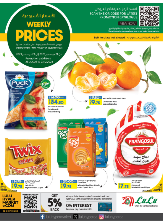Weekly Prices