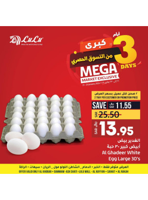 Big 3 Days of Mega Market Exclusive - Al Khobar & Dammam