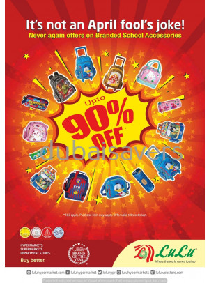 Up To 90% Off on Branded School Accessories