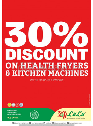 30% Discount on Health Fryers & Kitchen Machines