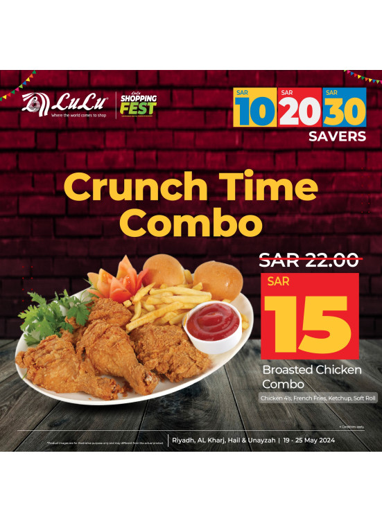 Crunch Time Combo - Riyadh, Hail, Al Kharj and Unayzah