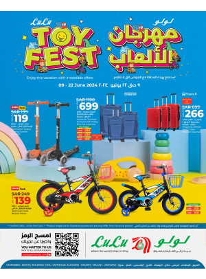 Toys Fest - Riyadh, Hail, Al Kharj & Unayzah