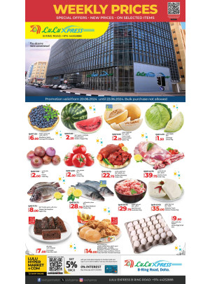 Weekly Prices - B Ring Road