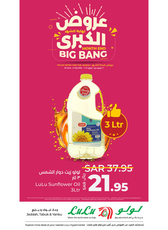 Month End Big Bang, Vol 2 - Jeddah, Yanbu and Tabuk