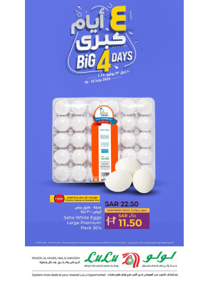 Big 4 Days Offers, Vol 2 - Riyadh, Hail, Al Kharj and Unayzah