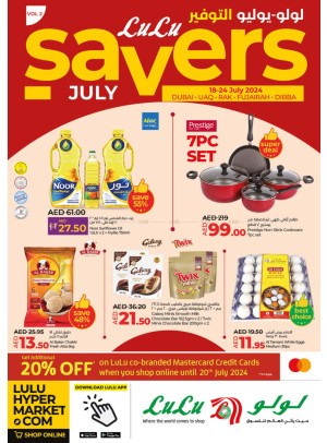July Savers - Dubai & Northern Emirates