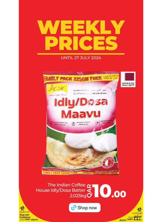 Weekly Prices, Vol 3