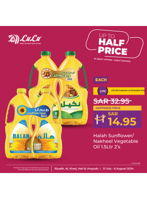 Up to Half Price Deals, Vol 4 - Riyadh, Hail, Al Kharj, Dhahrat Laban & Unayzah