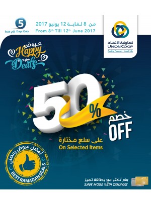50% Off - Happy Deals