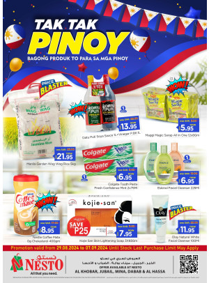 Tak Tak Pinoy Offers - Al Khobar, Jubail, Mina, Dabab & Al Hassa