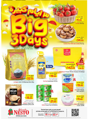 3 Big Daye Offers - Sanaya
