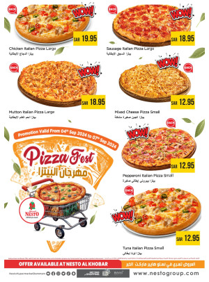 Pizza Fest Offers - Khobar