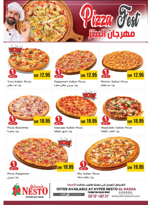 Pizza Fest Offers - Al-Ahsa