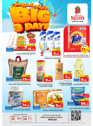3 Big Days Offers - Malaz