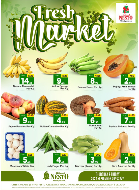 Fresh Deals - Riyadh, Al Kharj & Buraydah