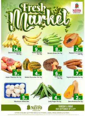 Fresh Deals - Al Khobar, Jubail, Mina, Dabab & Al Ahsa