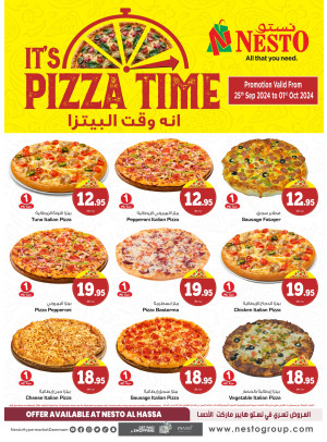 Pizza Time Deals - Al Hassa