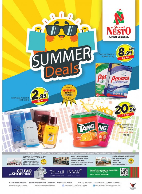 Summer Deals - Dubai