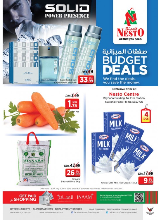 Weekend Budget Deals National Paint from Nesto until 22nd July Nesto UAE Offers & Promotions